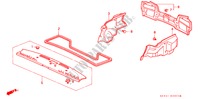 ACHTER HOUDER voor Honda CIVIC DX 4 deuren 4-traps automatische versnellingsbak 1991