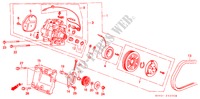 COMPRESSOR(MATSUSHITA) voor Honda CIVIC LX 4 deuren 4-traps automatische versnellingsbak 1989