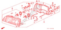 KOPLAMP(1) voor Honda CIVIC DX 4 deuren 5-versnellings handgeschakelde versnellingsbak 1990