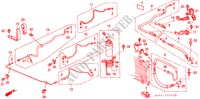 SLANGEN/PIJPEN voor Honda CIVIC DX 4 deuren 4-traps automatische versnellingsbak 1990