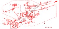 VERWARMING REGELAAR voor Honda CIVIC EX 4 deuren 4-traps automatische versnellingsbak 1991