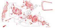 COMPRESSOR(2) voor Honda ACCORD EX 4 deuren 5-versnellings handgeschakelde versnellingsbak 1993