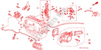 GAS HUIS voor Honda ACCORD LX 4 deuren 4-traps automatische versnellingsbak 1992