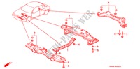 KRUIS BALK voor Honda ACCORD LX 4 deuren 5-versnellings handgeschakelde versnellingsbak 1992