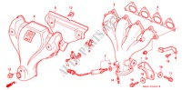 UITLAAT SPRUITSTUK(1) voor Honda ACCORD LX 4 deuren 5-versnellings handgeschakelde versnellingsbak 1993