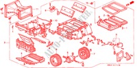 VERWARMING AANJAGER voor Honda ACCORD DX 4 deuren 4-traps automatische versnellingsbak 1992