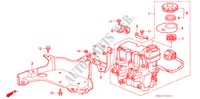 ABS MODULATOR voor Honda CIVIC LX 4 deuren 4-traps automatische versnellingsbak 1994