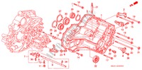 TRANSMISSIE BEHUIZING voor Honda CIVIC DX 4 deuren 4-traps automatische versnellingsbak 1994
