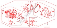 DISTRIBUTEUR(HITACHI) voor Honda ACCORD COUPE EX-R 2 deuren 5-versnellings handgeschakelde versnellingsbak 1996