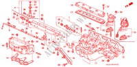 INLAAT SPRUITSTUK voor Honda ACCORD COUPE DX 2 deuren 4-traps automatische versnellingsbak 1994