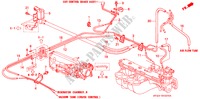 INSTALLATIEPIJP/SLANGEN voor Honda ACCORD COUPE EX 2 deuren 4-traps automatische versnellingsbak 1995
