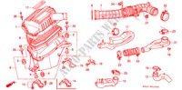 LUCHTFILTER voor Honda ACCORD COUPE EX 2 deuren 4-traps automatische versnellingsbak 1994