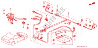 SRS EENHEID(1) voor Honda ACCORD COUPE LX 2 deuren 5-versnellings handgeschakelde versnellingsbak 1994