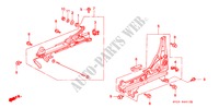 V. ZITTING COMPONENTEN(1) voor Honda ACCORD COUPE DX 2 deuren 4-traps automatische versnellingsbak 1995