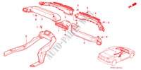 VENTILATIE/KANAAL voor Honda ACCORD COUPE EX 2 deuren 4-traps automatische versnellingsbak 1995
