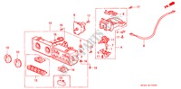 VERWARMING REGELAAR(1) voor Honda ACCORD COUPE LX 2 deuren 5-versnellings handgeschakelde versnellingsbak 1994
