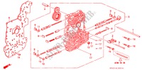 HOOFDKLEP BEHUIZING(V6) voor Honda ACCORD V6 LX 4 deuren 4-traps automatische versnellingsbak 1997