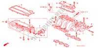 INLAAT SPRUITSTUK(V6) voor Honda ACCORD V6 LX 4 deuren 4-traps automatische versnellingsbak 1997