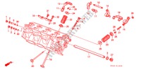 KLEP/ZWAAI ARM(ACHTER) (V6) voor Honda ACCORD V6 LX 4 deuren 4-traps automatische versnellingsbak 1996