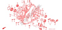 KOPPEL CONVERTER HUIS(V6) voor Honda ACCORD V6 LX 4 deuren 4-traps automatische versnellingsbak 1997