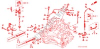 REGELHENDEL voor Honda ACCORD EX-R 4 deuren 4-traps automatische versnellingsbak 1997