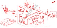 SRS EENHEID('94) voor Honda ACCORD LX 4 deuren 5-versnellings handgeschakelde versnellingsbak 1994