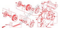 AIRCONDITIONER (COMPRESSOR) (2.0L) voor Honda CIVIC SI 4 deuren 6-versnellings handgeschakelde versnellingsbak 2008