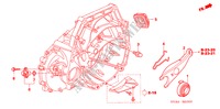 KOPPELING TERUGKEER(1.8L) voor Honda CIVIC EX 4 deuren 5-versnellings handgeschakelde versnellingsbak 2008