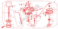 CARBURATEUR voor Honda ACTY TRUCK DX 2 deuren 4-versnellings handgeschakelde versnellingsbak 1983