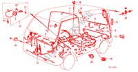 BEDRADINGSBUNDEL voor Honda ACTY VAN DX PANEL VAN 5 deuren 5-versnellings handgeschakelde versnellingsbak 1986