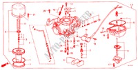CARBURATEUR voor Honda ACTY VAN DX 5 deuren 4-versnellings handgeschakelde versnellingsbak 1986