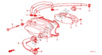 CILINDERKOP AFDEKKING/ ONTLUCHTER AFDEKKING voor Honda ACTY VAN DX PANEL VAN 5 deuren 5-versnellings handgeschakelde versnellingsbak 1987