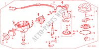 DISTRIBUTEUR(2) voor Honda ACTY VAN DX PANEL VAN 5 deuren 5-versnellings handgeschakelde versnellingsbak 1986