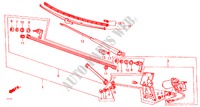 RUITEWISSER voor Honda ACTY VAN DX 5 deuren 4-versnellings handgeschakelde versnellingsbak 1987