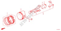 ZUIGER/VERBINDINGSSTANG voor Honda ACTY VAN DX 5 deuren 4-versnellings handgeschakelde versnellingsbak 1987