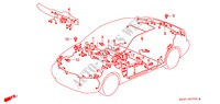 BEDRADINGSBUNDEL(LH) voor Honda CIVIC COUPE 1.6ILS 2 deuren 4-traps automatische versnellingsbak 2000