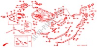 BRANDSTOF TANK voor Honda CIVIC COUPE VTI-R 2 deuren 5-versnellings handgeschakelde versnellingsbak 2000