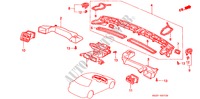 KANAAL(LH) voor Honda CIVIC COUPE 1.6ISR VTEC 2 deuren 5-versnellings handgeschakelde versnellingsbak 1996