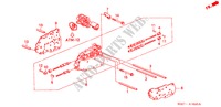 SECUNDAIRE HUIS(2) voor Honda CIVIC COUPE 1.6ISR VTEC 2 deuren 4-traps automatische versnellingsbak 1999