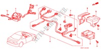 SRS EENHEID(LH) voor Honda CIVIC COUPE 1.6ILS 2 deuren 5-versnellings handgeschakelde versnellingsbak 1998