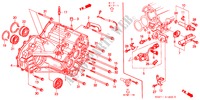 TRANSMISSIE BEHUIZING(2) voor Honda CIVIC COUPE 1.6SIR 2 deuren 4-traps automatische versnellingsbak 2000