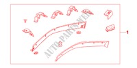 ZIJWINDSCHERMEN voor Honda CIVIC COUPE 1.6ILS 2 deuren 4-traps automatische versnellingsbak 2000