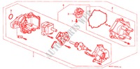 DISTRIBUTEUR(HITACHI) (1.4L SOHC) ( '98) voor Honda CIVIC 1.4IS 3 deuren 4-traps automatische versnellingsbak 1996