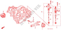 KOPPELING TERUGKEER(SOHC) voor Honda CIVIC 1.5ILS 3 deuren 5-versnellings handgeschakelde versnellingsbak 1996