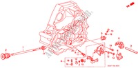 OVERSCHAKELSTANG/OVERSCHAKELHOUDER (DOHC) voor Honda CIVIC 1.6VTI 3 deuren 5-versnellings handgeschakelde versnellingsbak 1998