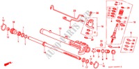 P.S. VERSNELLING BOX KOMPONENTEN(LH) voor Honda CIVIC 1.4IS 3 deuren 4-traps automatische versnellingsbak 1997