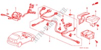SRS EENHEID(LH) voor Honda CIVIC 1.6VTI 3 deuren 5-versnellings handgeschakelde versnellingsbak 1997