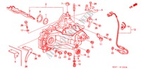 TRANSMISSIE BEHUIZING (DOHC) voor Honda CIVIC 1.6VTI 3 deuren 5-versnellings handgeschakelde versnellingsbak 1999