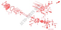 WATERPOMP/SENSOR (SOHC/SOHC VTEC) voor Honda CIVIC 1.4IS 3 deuren 4-traps automatische versnellingsbak 1998