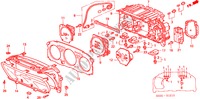 COMBINATIEMETER (KOMPONENTEN) voor Honda CIVIC 1.5I 3 deuren 4-traps automatische versnellingsbak 2000